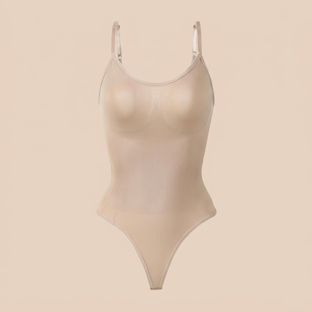 Beige flat lay