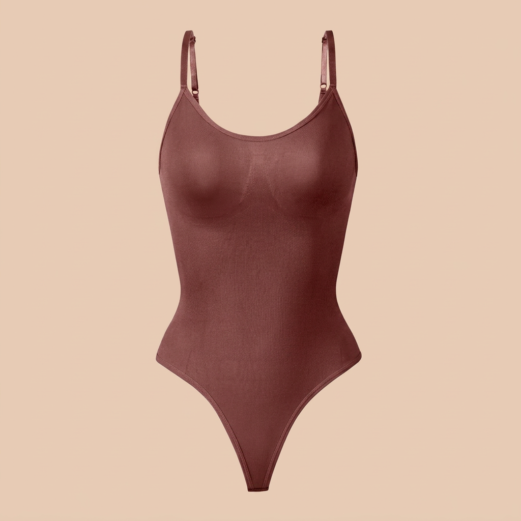 Brown flat lay