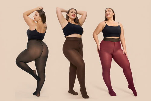 Leggings - 3 modelos fundo nude